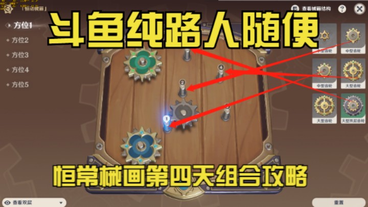 【原神2.8】原石免费获取/恒动械画/械画复原第四天/复原械画部件/原神3.0前小活动