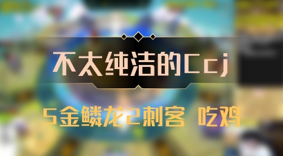 【不太纯洁的Ccj】5金鳞龙2刺客 吃鸡