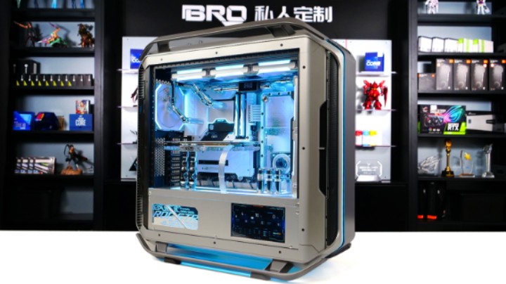 【BRO水冷私人定制】酷冷至尊 CNC全模块化 分体式水冷 方案展示