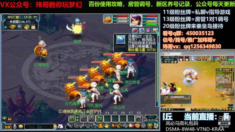 【2022-08-16 10点场】玮哥爱梦幻：水云归五门冲-送攻略