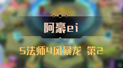 【阿豪ei】5法师4风暴龙 第2
