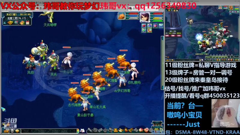 【2022-08-17 20点场】玮哥爱梦幻：水云归五门冲-送攻略