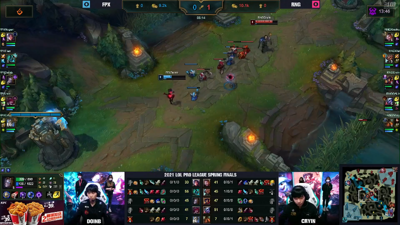 【英雄联盟】英雄联盟赛事的精彩时刻 20220819 15点场