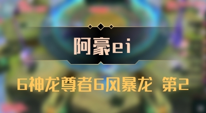 【阿豪ei】6神龙尊者6风暴龙 第2