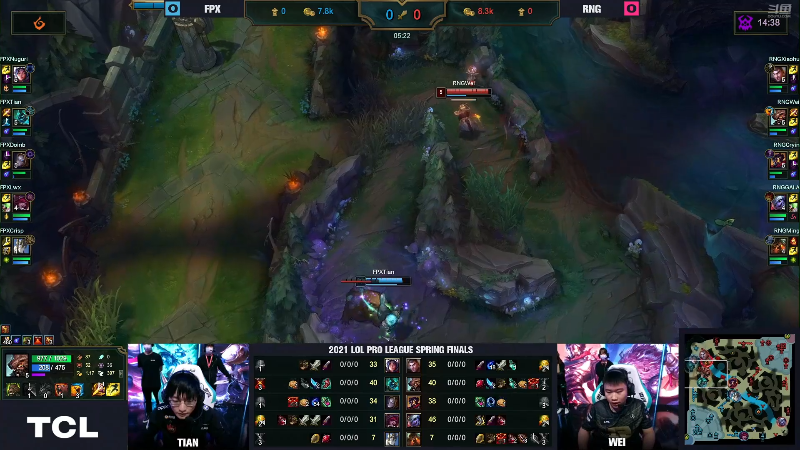 【英雄联盟】英雄联盟赛事的精彩时刻 20220819 15点场