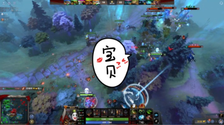 惨兮兮dota2中单火枪狙击手碰见彩笔剑圣大哥败北