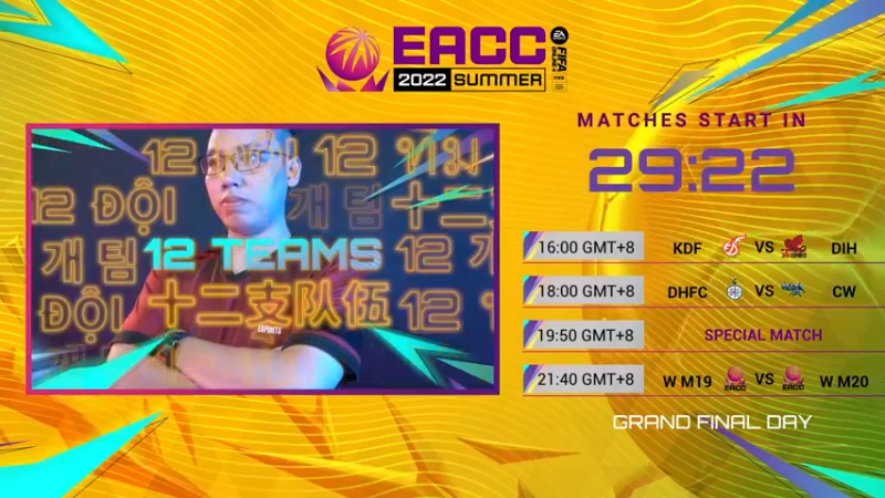 【2022-08-21 15点场】FIFAOnline4官方直播间：【EA冠军杯夏季赛】KDF vs DIH