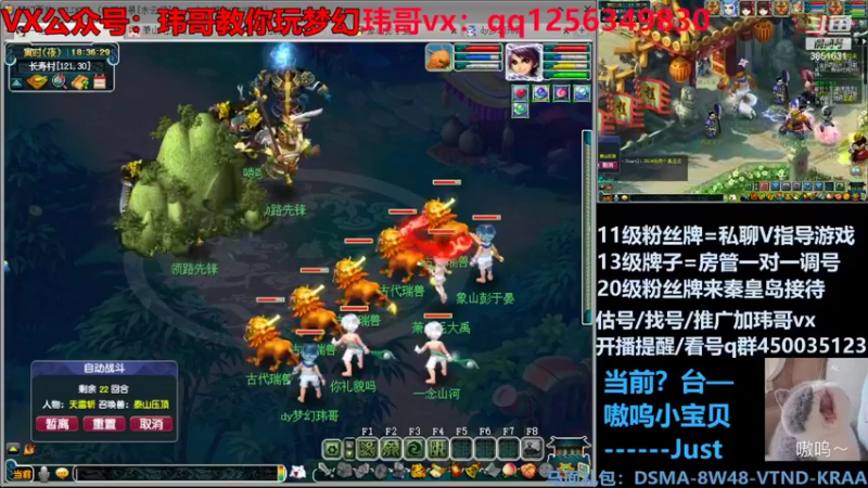 【2022-08-20 18点场】玮哥爱梦幻：水云归五门冲-送攻略