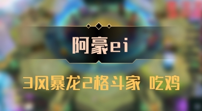 【阿豪ei】3风暴龙2格斗家 吃鸡