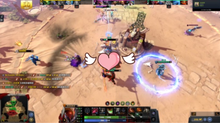 DOTA2乱战先锋军团指挥官败北