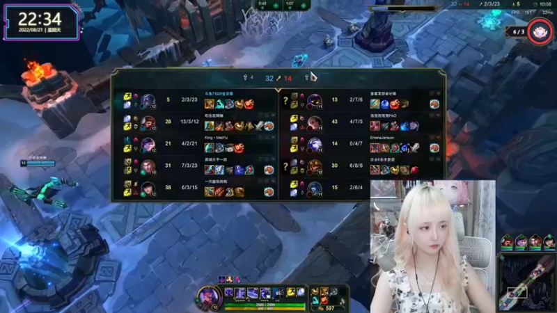 【2022-08-21 22点场】宝贝薇阿：薇薇：天气很热 我们迟早会熟~71825