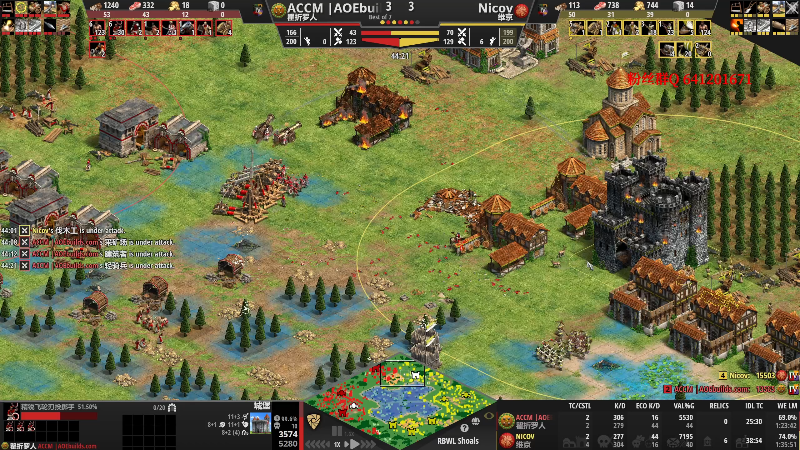 【怀旧游戏】帝国时代猜火车Yo的精彩时刻 20220822 00点场