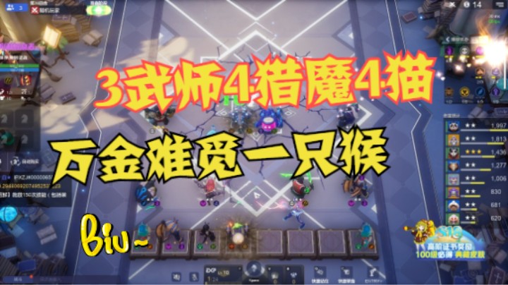 3武师4猎魔4猫，万金难觅一只猴