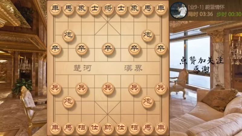 中炮对飞象，马炮腾挪迅速爆破中门，妙手杀