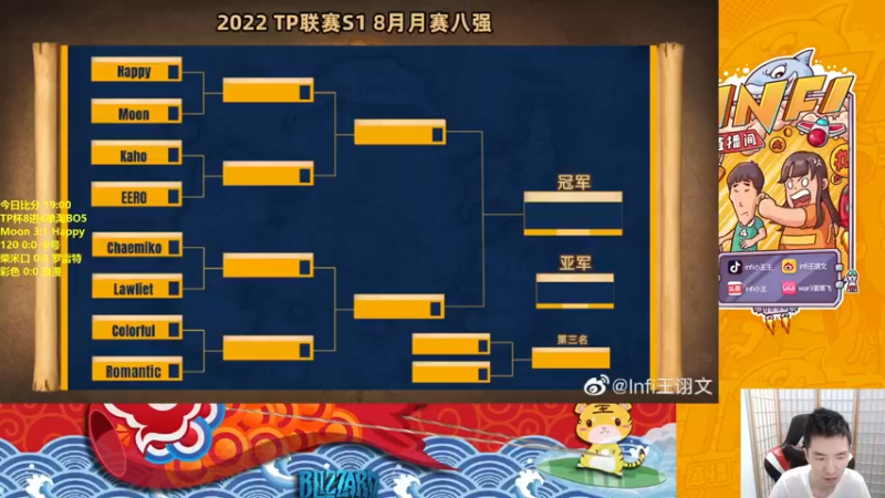 【2022-08-25 18点场】Infi小王：【直播】18:00开播 TP杯决赛日