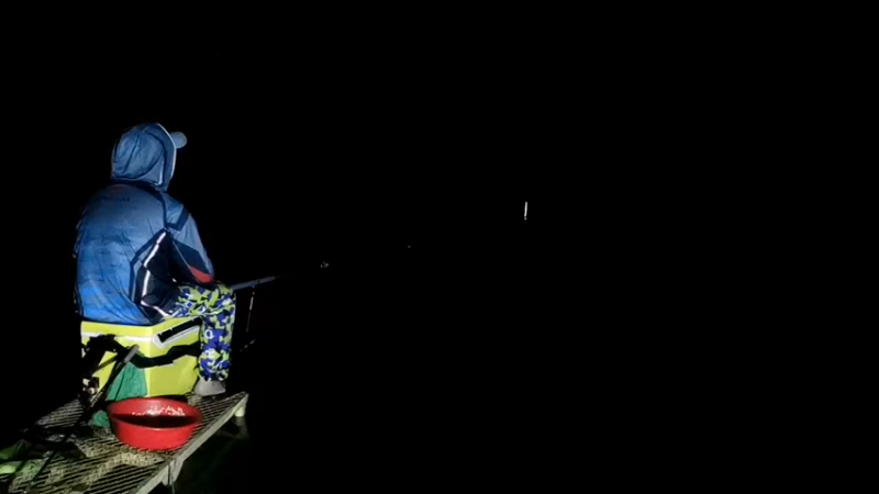 【2022-08-25 21点场】中华户外钓鱼：夜钓水库翘嘴