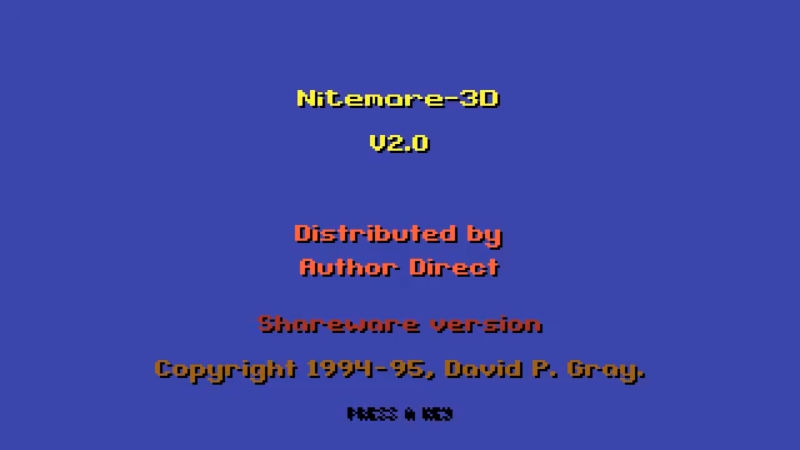 nitemare 3-D，1：1，2：1