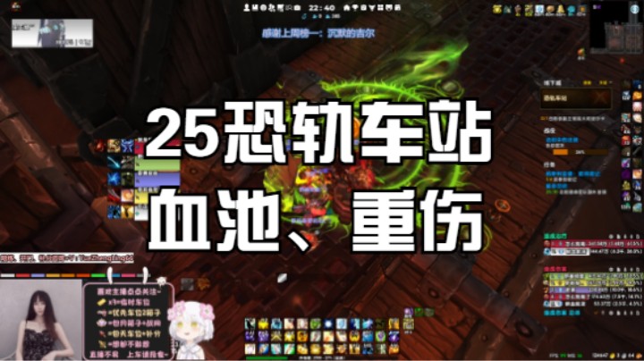 【魔兽世界】强韧25恐轨车站 血池、重伤