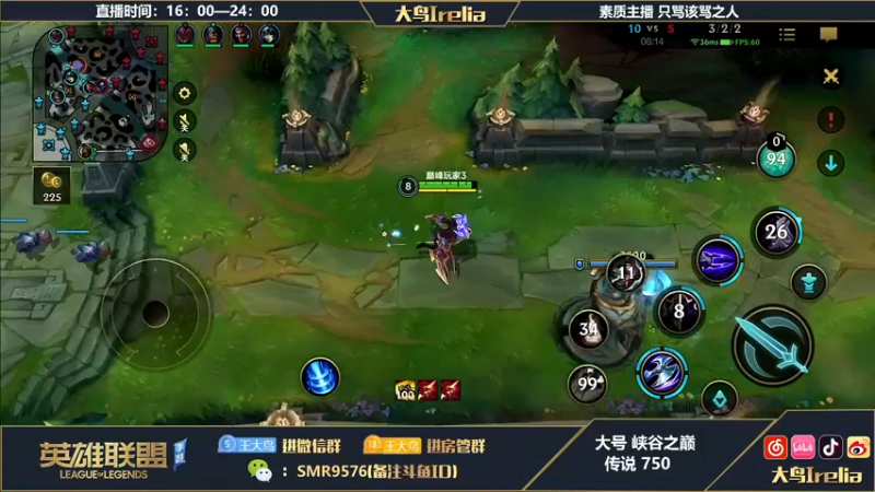 【2022-08-22 22点场】大鸟Irelia：最强刀妹：全网第一丝滑