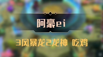 【阿豪ei】3风暴龙2龙神 吃鸡