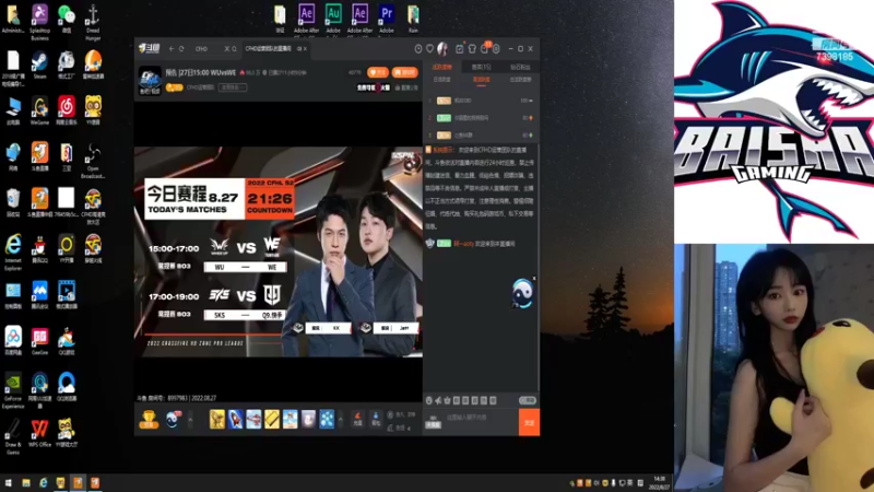 【2022-08-27 14点场】白鲨小雨：猪播今日解说,看会儿视频吧