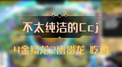 【不太纯洁的Ccj】4金鳞龙2幽影龙 吃鸡