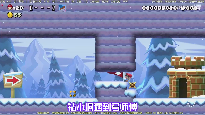 我在斗鱼看白白的胖胖呀直播马里奥制造