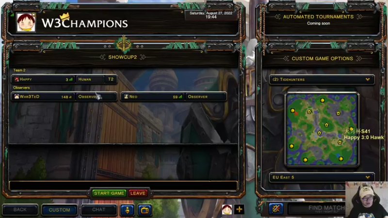 【TED出品】天秀杯S41 Happy vs Hawk 下 好像有机会