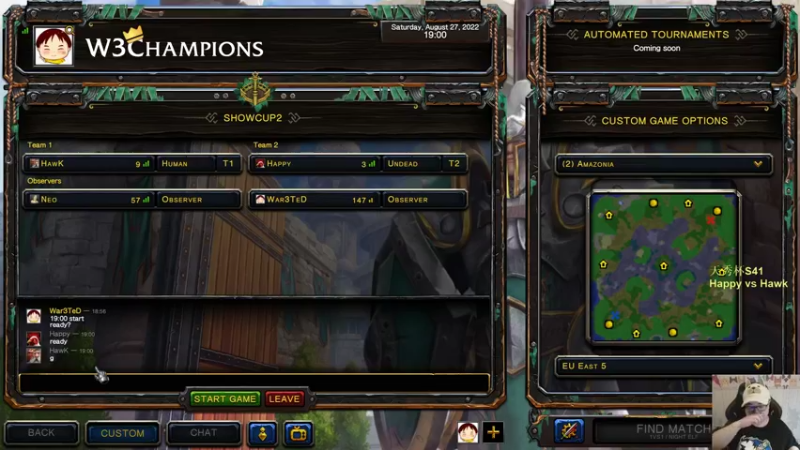 【TED出品】天秀杯S41 Happy vs Hawk 上 圣骑火枪流