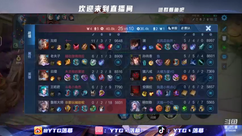 【2022-08-28 19点场】YTG丶落幕：稳一下小国标