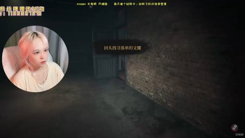 【2022-08-27 21点场】DDD不睡觉：D：女鬼桥 有头