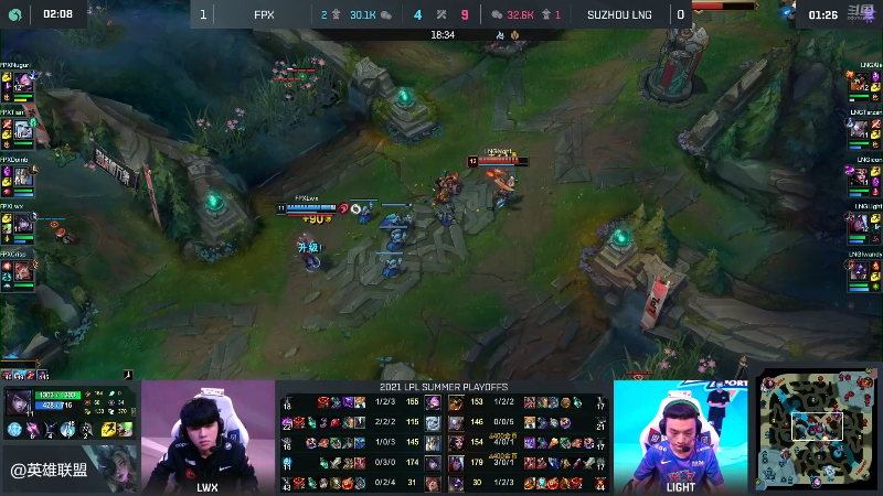 【英雄联盟】英雄联盟赛事的精彩时刻 20220829 00点场