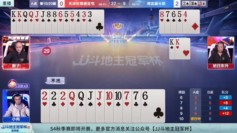 【2022-08-29 05点场】JJ斗地主官方：经典战役回顾 488743 488743
