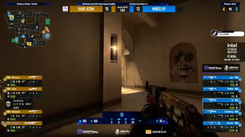 【2022-08-27 21点场】Gn丶钙奶：16:30 RA VS WU