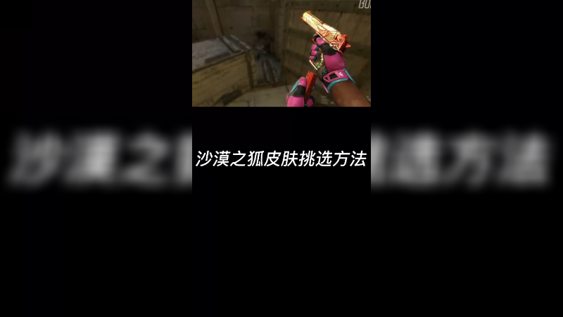 【csgo皮肤讲解】沙漠之狐沙鹰挑选方法