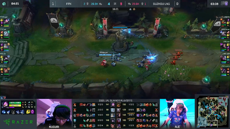 【英雄联盟】英雄联盟赛事的精彩时刻 20220829 00点场