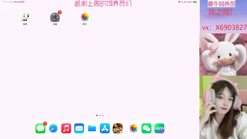 【2022-08-29 20点场】小兔叽xx：《帮打号上分带粉有车位》