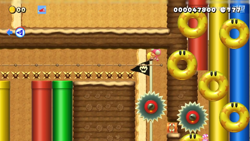 我在斗鱼看白白的胖胖呀直播马里奥制造