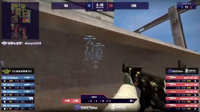 【2022-08-31 21点场】CSGO百岁三：【百岁三】钻石卡 VITA vs END