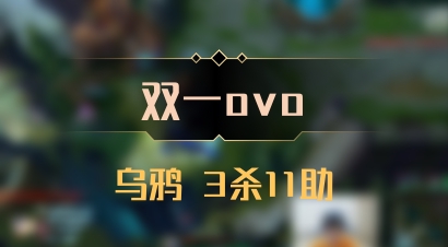 【双一ovo】乌鸦 3杀11助