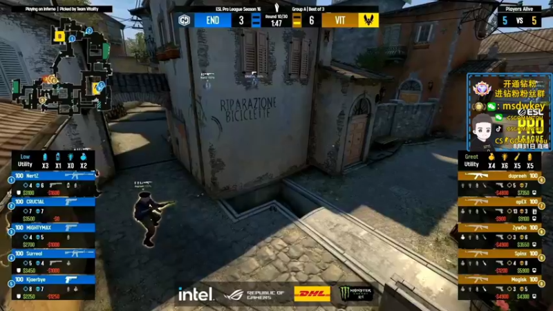 【2022-08-31 23点场】CSGO馒头：今天玩游戏咯