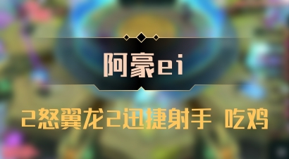 【阿豪ei】2怒翼龙2迅捷射手 吃鸡