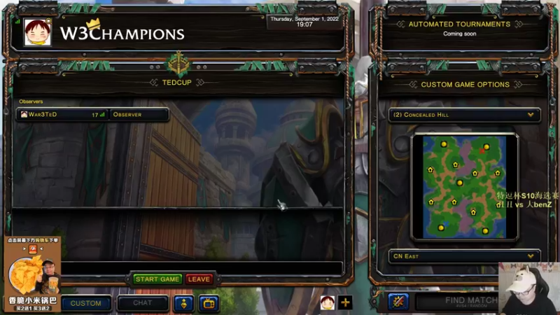 【TED出品】特逗杯S10海选赛 丑丑 vs 大benZ 死战不休