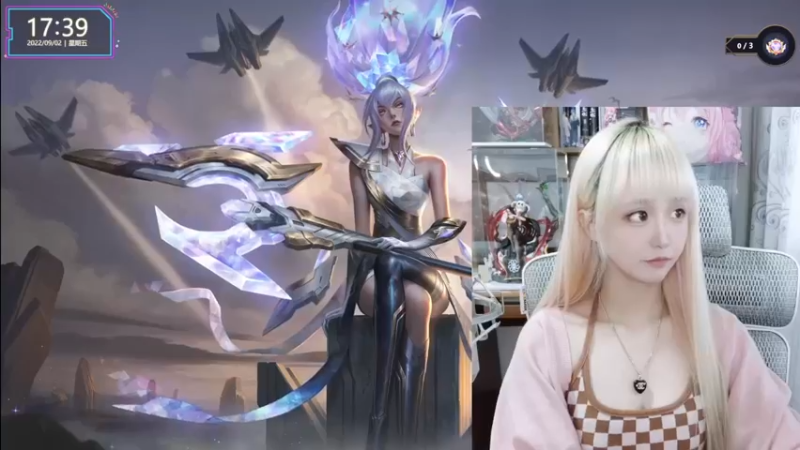 【2022-09-02 17点场】宝贝薇阿：薇薇：正在玩国测服嗷~71825