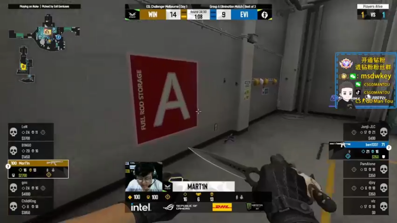 【2022-09-02 20点场】CSGO馒头：今天玩游戏咯