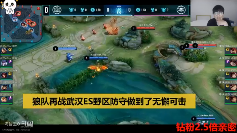 【KPL夏季赛总决赛】吃过亏的狼队再战ES野区入侵防守做的无懈可击