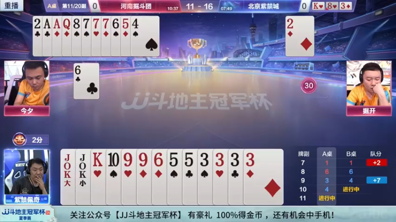 【2022-09-04 07点场】JJ斗地主官方：经典战役回顾 488743 488743