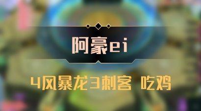 【阿豪ei】4风暴龙3刺客 吃鸡