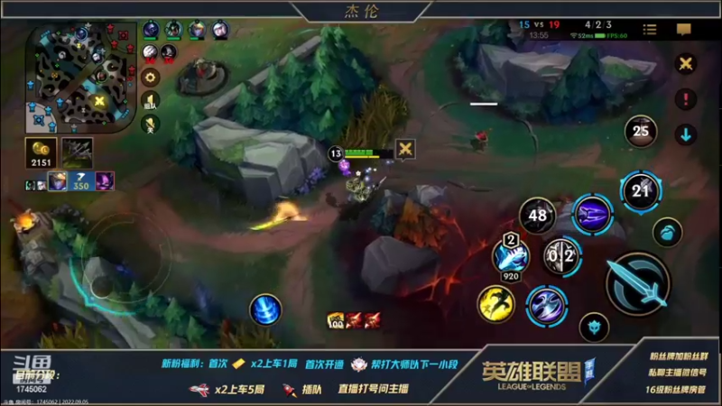 【2022-09-05 13点场】心星丶南生：万场青钢影，单人线的极致操作