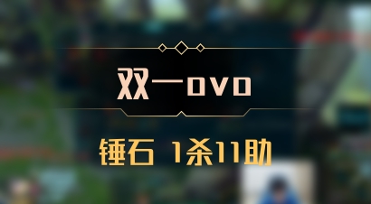 【双一ovo】锤石 1杀11助